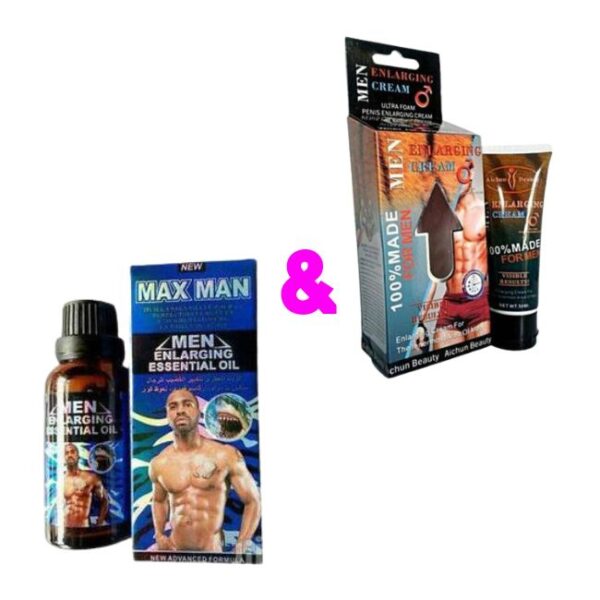 Pack of 2 Men Enlargement Cream and Essential Oil - Image 4