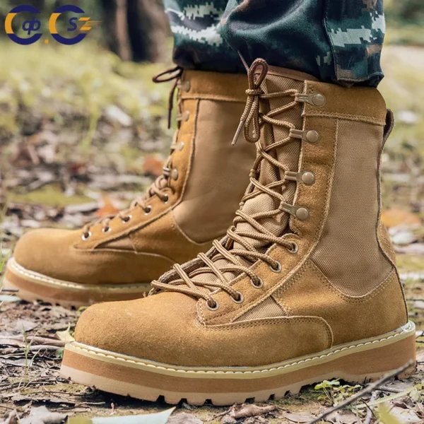 2023 Autumn Outdoor Breathable Ultra Light Combat Men's Special Forces Army Land Tactical Mountaineering Boots - Image 5