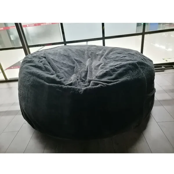 Soft Warm 180*90cm Fur Giant Removable Washable Bean Bag Bed Cover Comfortable Living Room Furniture Lazy Sofa Coat - Image 2