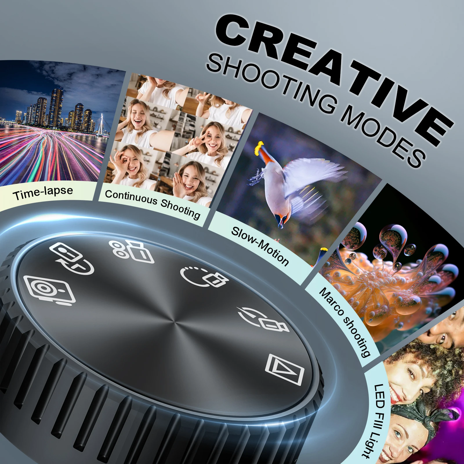 Compact Digital Photography Camera 4K WIFI Web Cam Vintage Vlog Video Recorder YouTube 48MP Camcorder 16X Digital Zoom Camera - Image 5