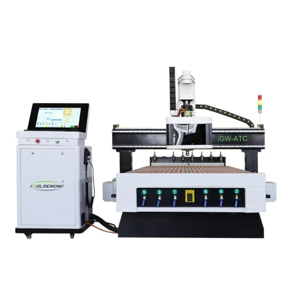 Atc 4 Axis 5 Axis Desktop Cnc Wood Rotary Router Engraving Cutting Woodworking Carpenter Machine - Image 2