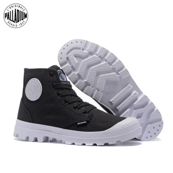 PALLADIUM Men Breathable Casual Sneakers Canvas Walking Shoes Lace Up Flush Boots Size High Top Outdoor Shoes Martin Mens Boots - Image 6