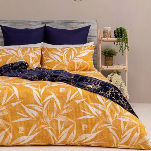 Golden Serenity Duvet Set 3/4