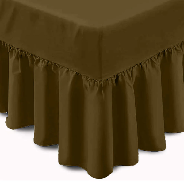 Royal Black Bed Skirt - Image 4