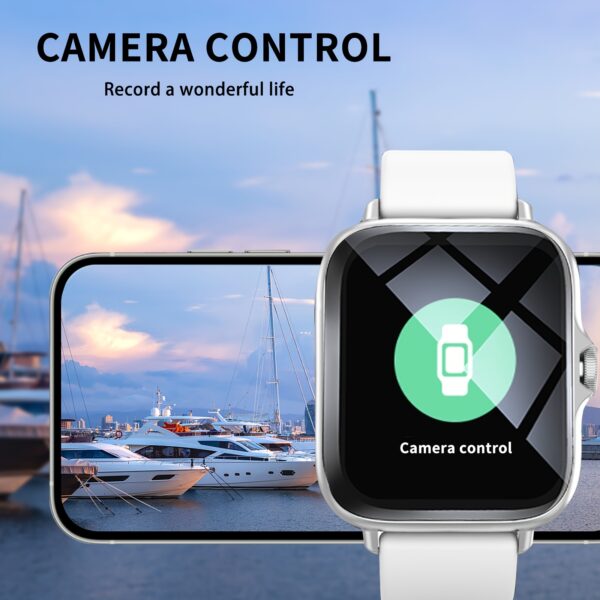 Smart Watch, Wireless Call/Dial, Multi-Sport Mode, Incoming Call Alert & Rejection, SMS Alert, Message Alert Viewing, Multiple APP Alerts, Suitable for Men & Women, Sports Watch - Image 8