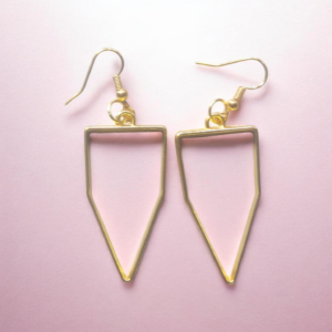 Gold earrings